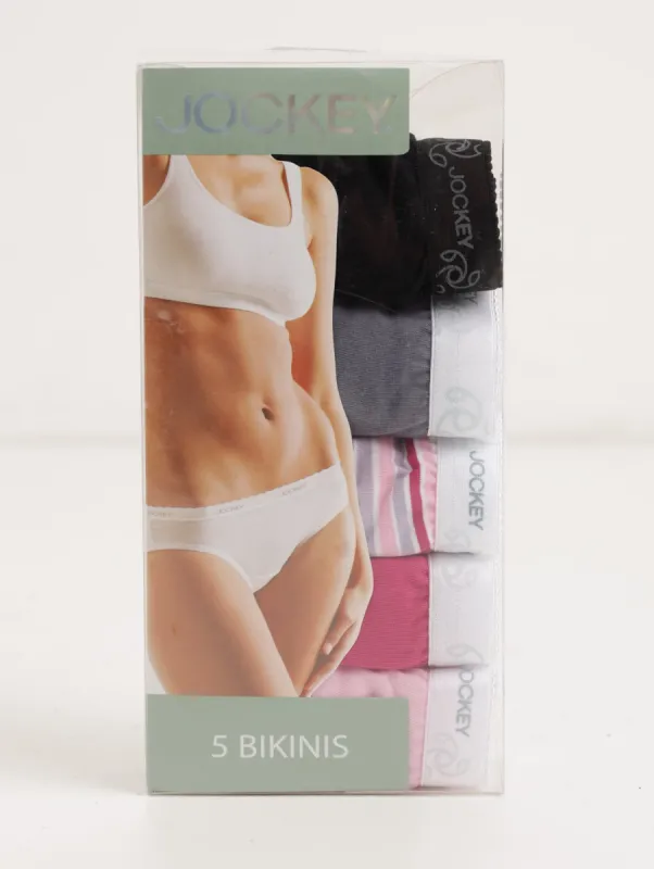 Ladies 5 Pack Shadow Stripe Panty sold by Edgars