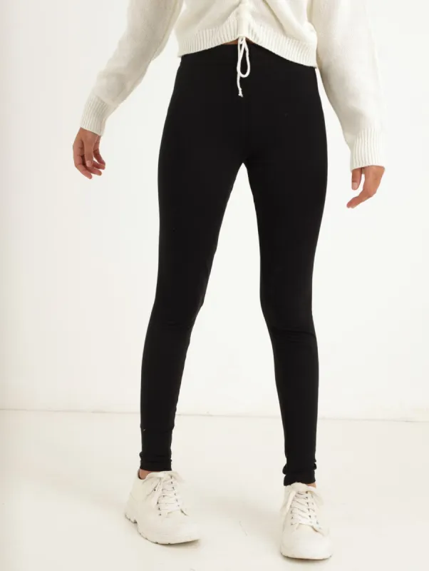 Girls Mickey Legging - Black sold by Edgars