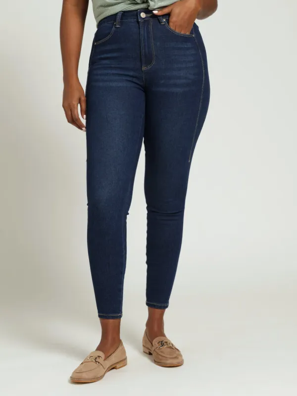 Two Seam Skinny Jean - Dark Wash Ink sold by Edgars