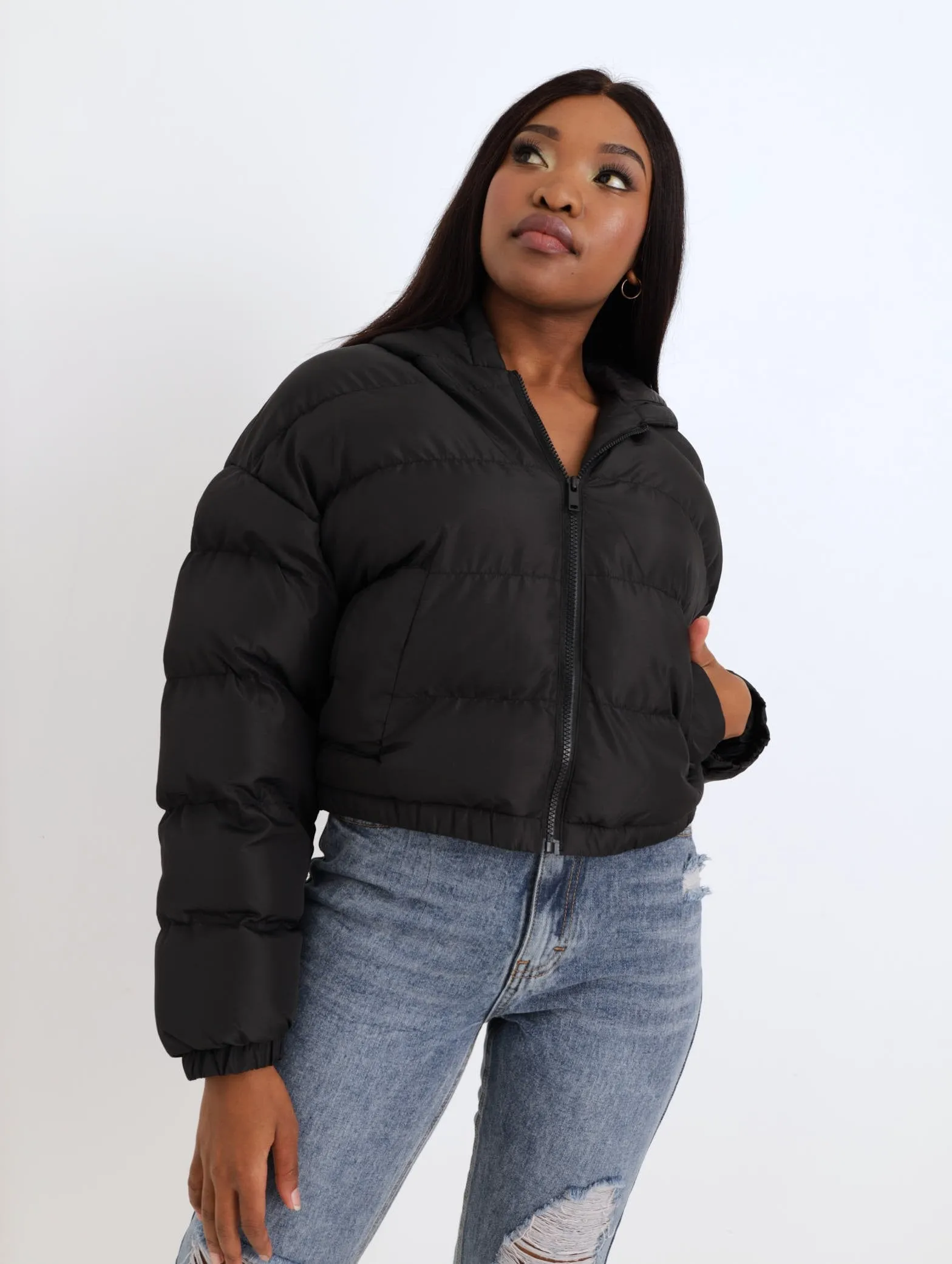 Ladies Puffer Jacket - Black sold by Edgars