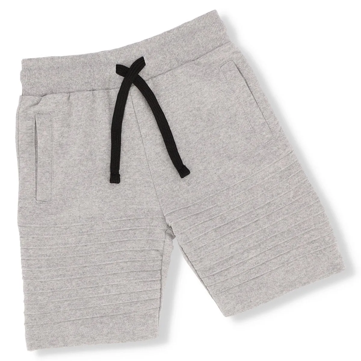 Pre-Boys Pintuck Active Short - Grey Melange sold by Edgars