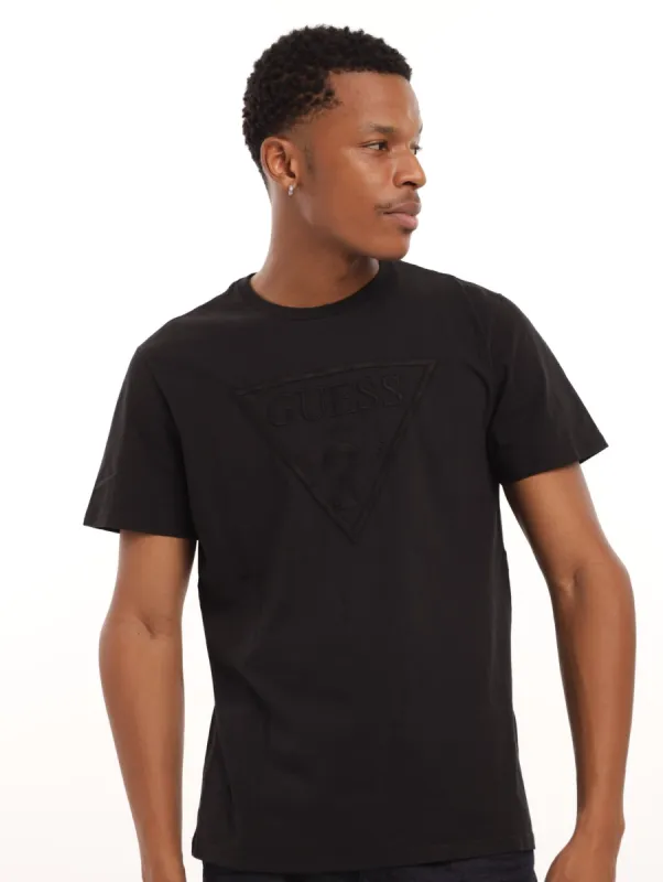 Men's Plain Triangle Tee - Black sold by Edgars
