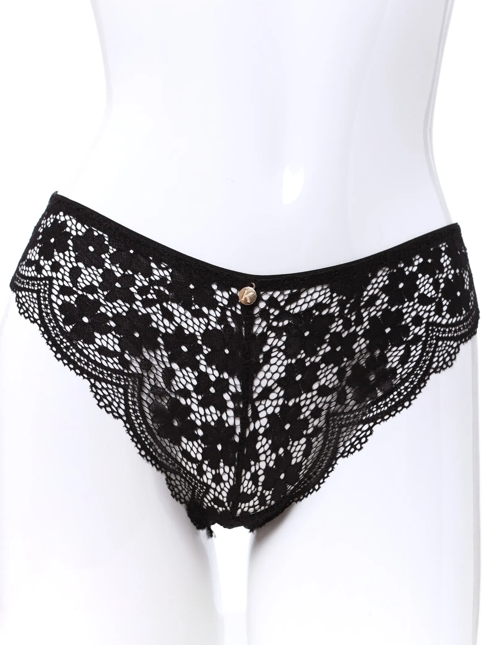 Ladies 3 Pack Lace Brazilian Panty - Blush sold by Edgars