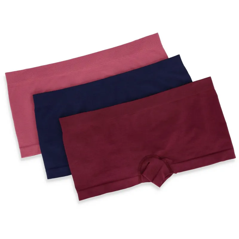 Ladies 3 Pack Boyleg Panty - Berry sold by Edgars