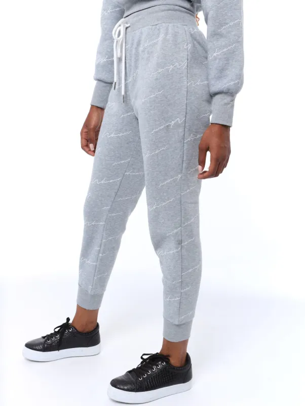 Ladies Woman Fleece Jogger - Grey Melange sold by Edgars