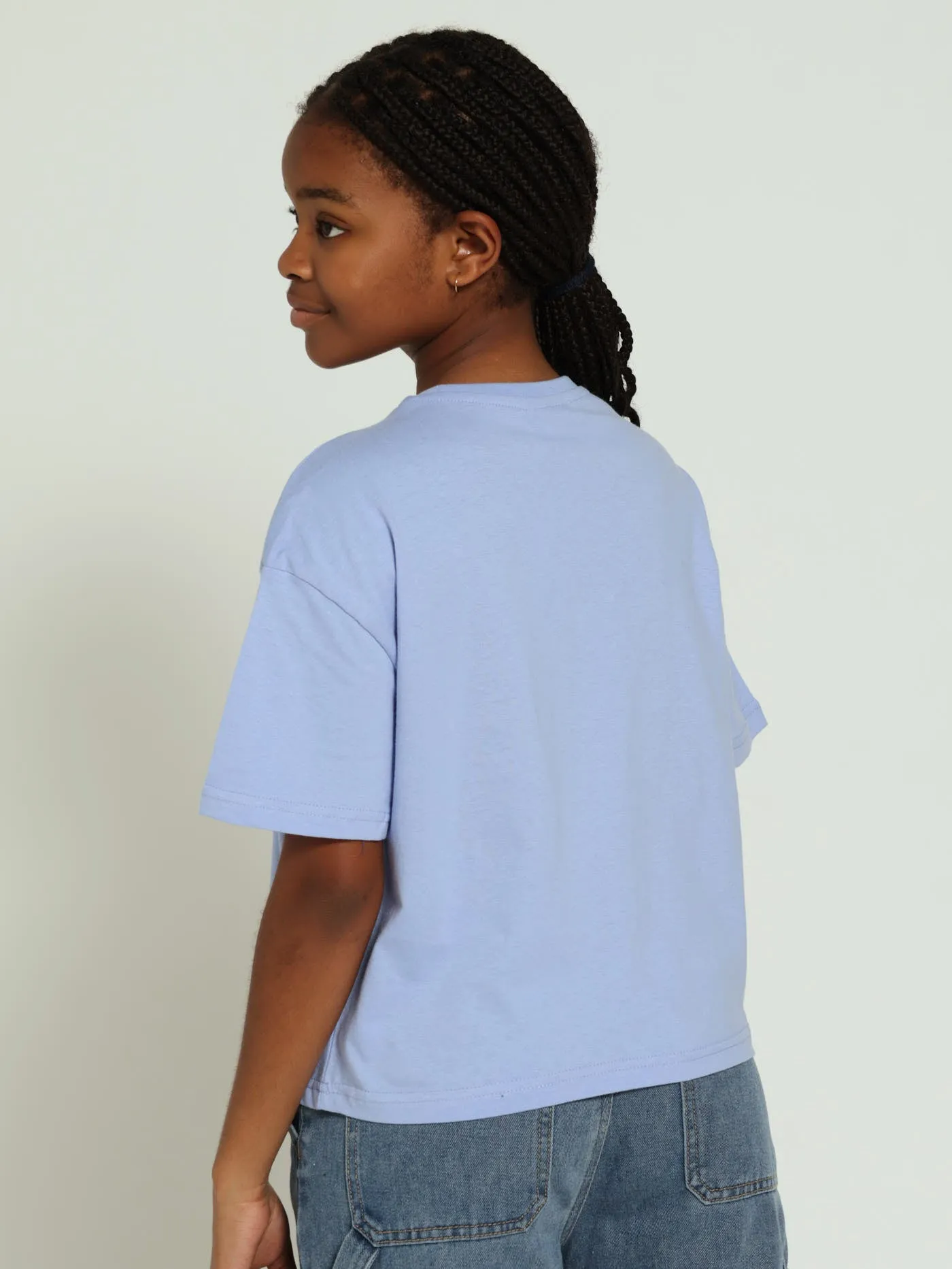 Girls Boxy Brooklyn Tee - Blue sold by Edgars product image thumbnail 3