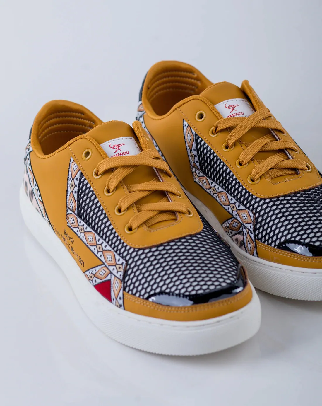 Ladies Low Top Multi Colour Sneaker - Hazelnut sold by Edgars