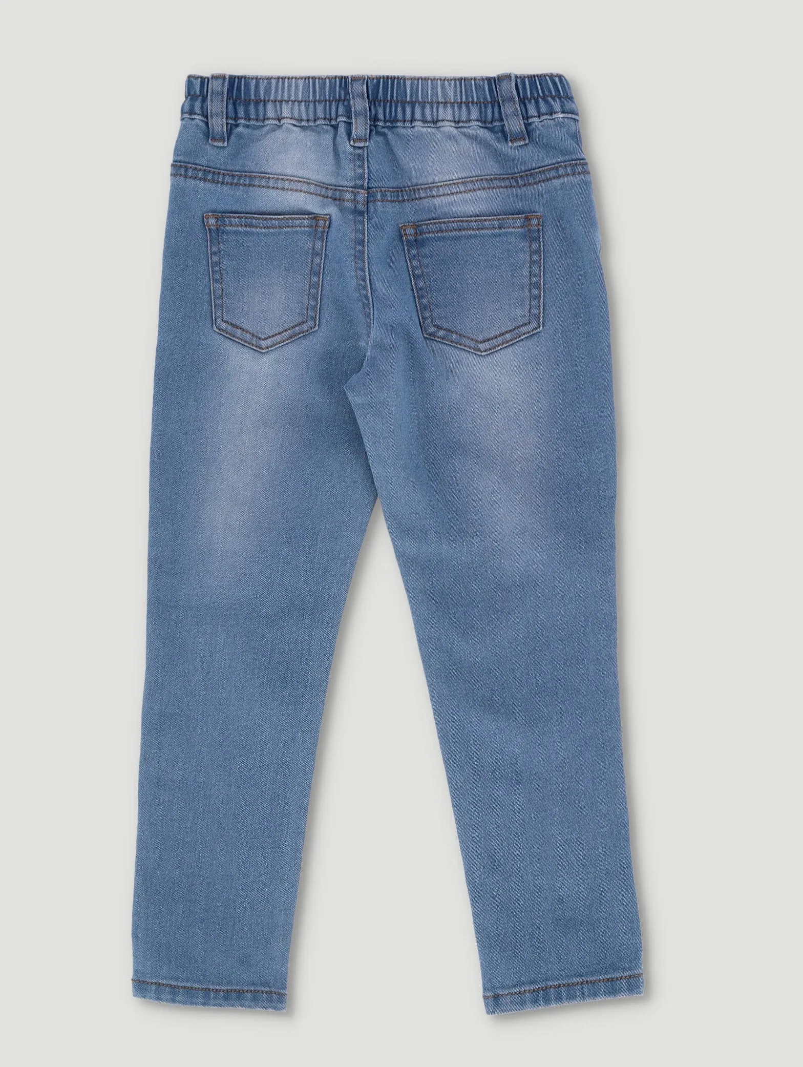 Pre- Boys Mid Blue Skinny Crease Denim Jean sold by Edgars product image thumbnail 2