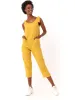 Ladies Linen Jumpsuit - Yellow sold by Edgars