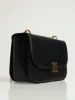 Gold Clasp Satchel - Black sold by Edgars