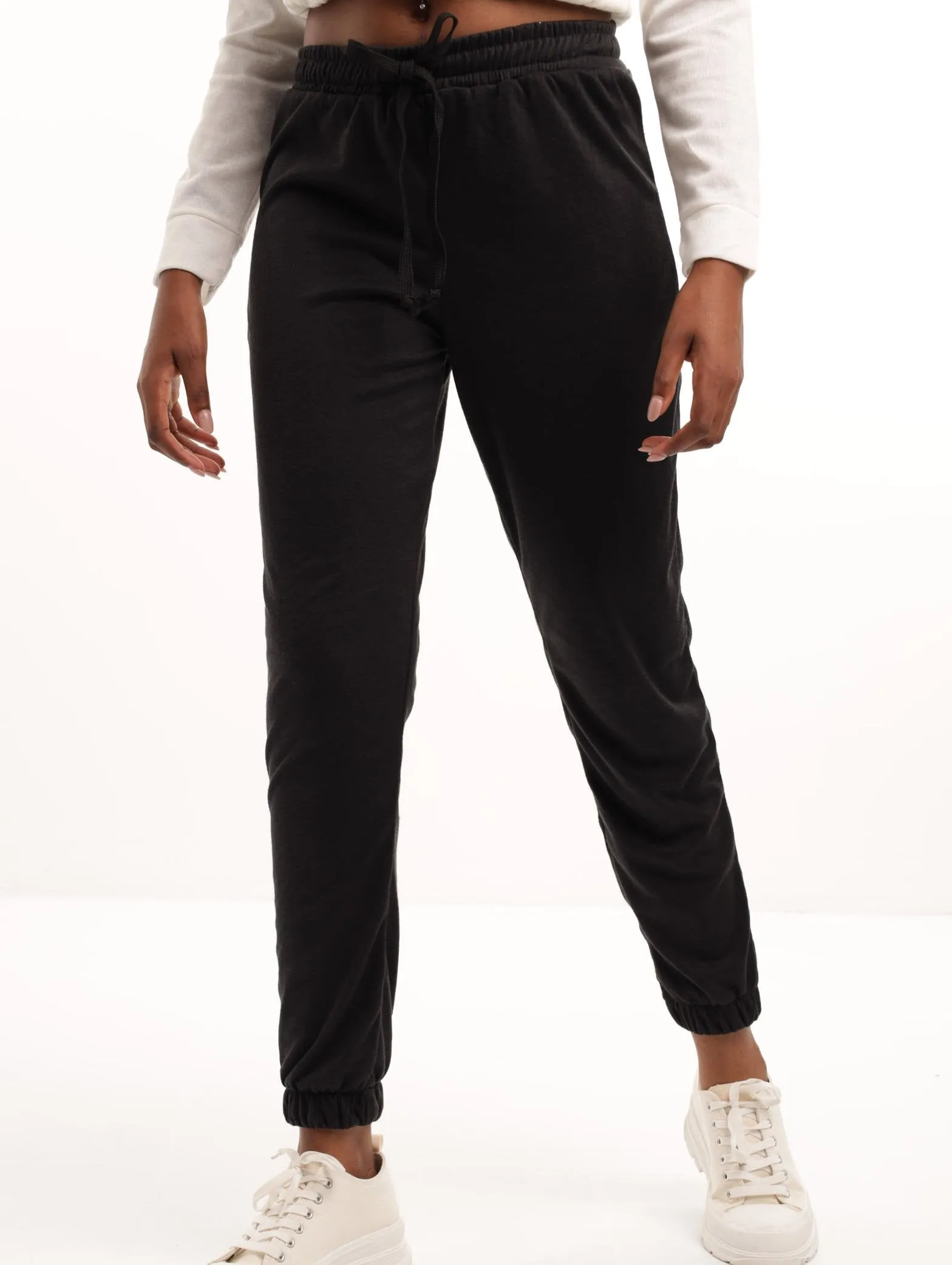 Ladies Drapy Jogger - Black sold by Edgars