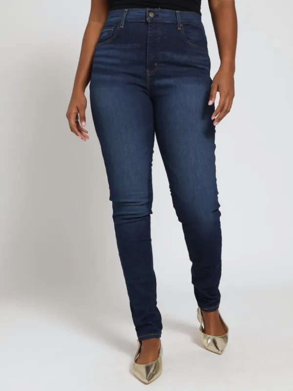 720 Hi-Rise Superskinny I've Got This Denim Jeans - Mid Blue sold by Edgars