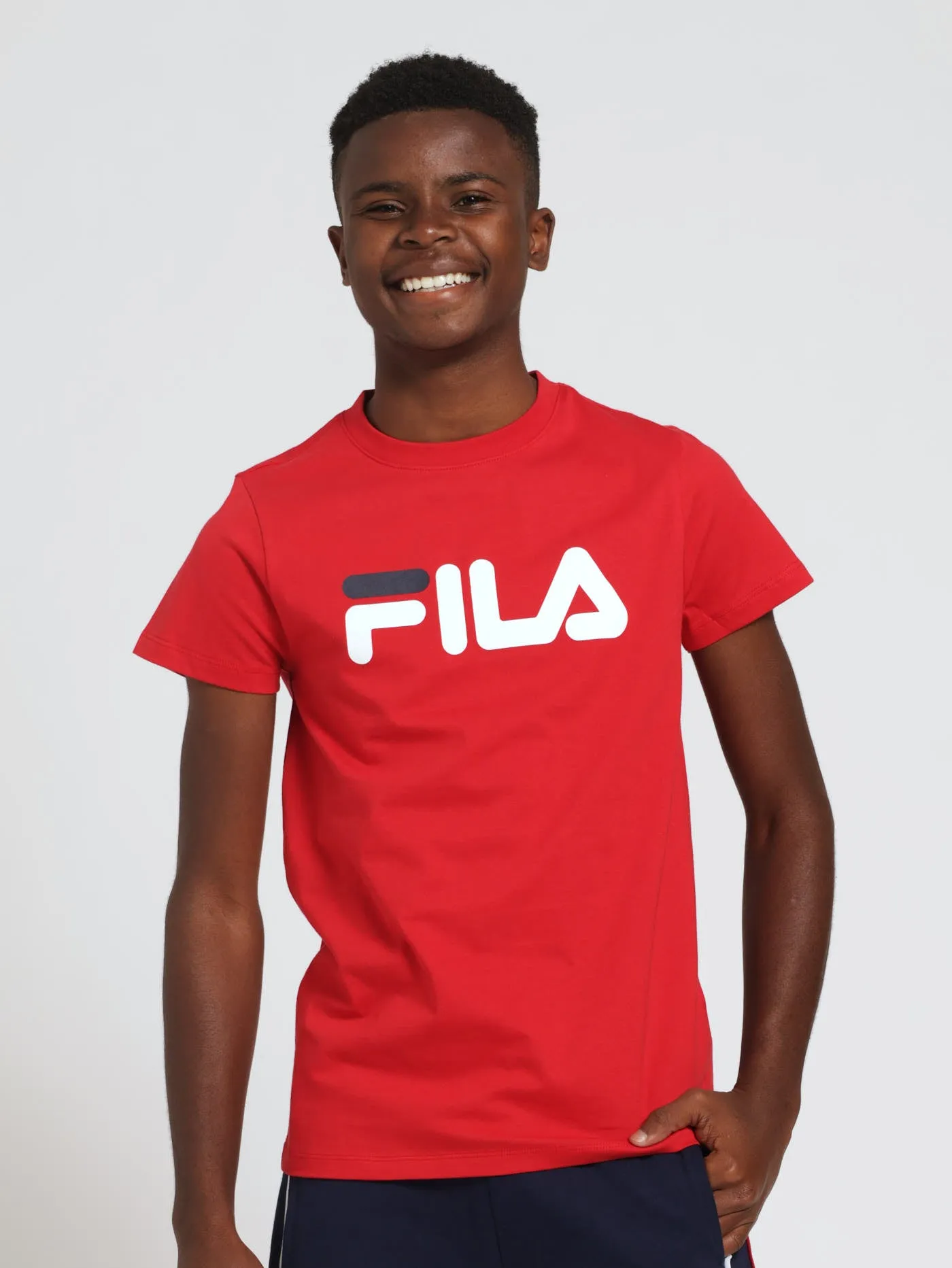 Boys Deckle Tee - Red sold by Edgars