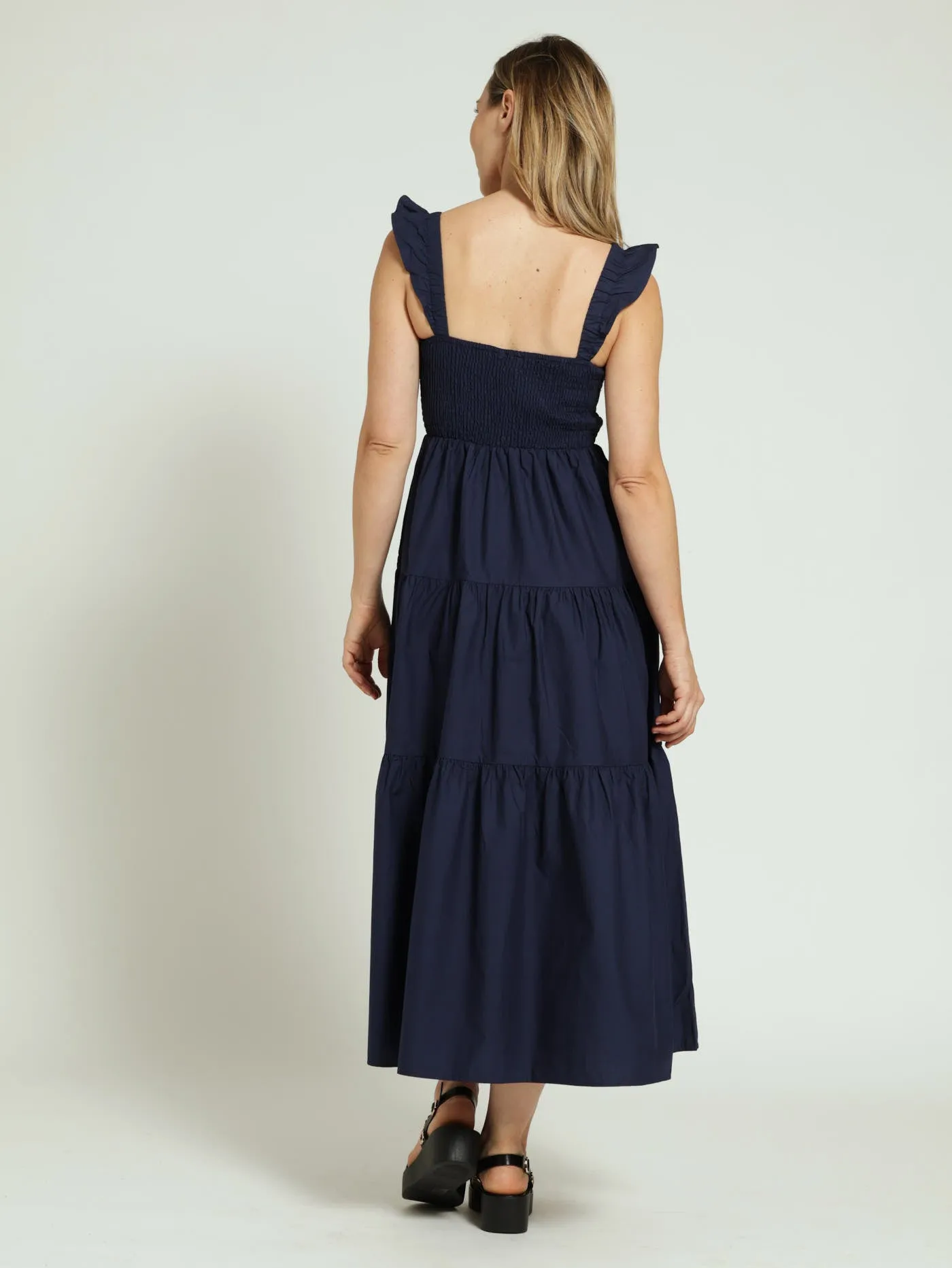 Strappy Tiered Maxi Dress - Navy sold by Edgars product image thumbnail 3