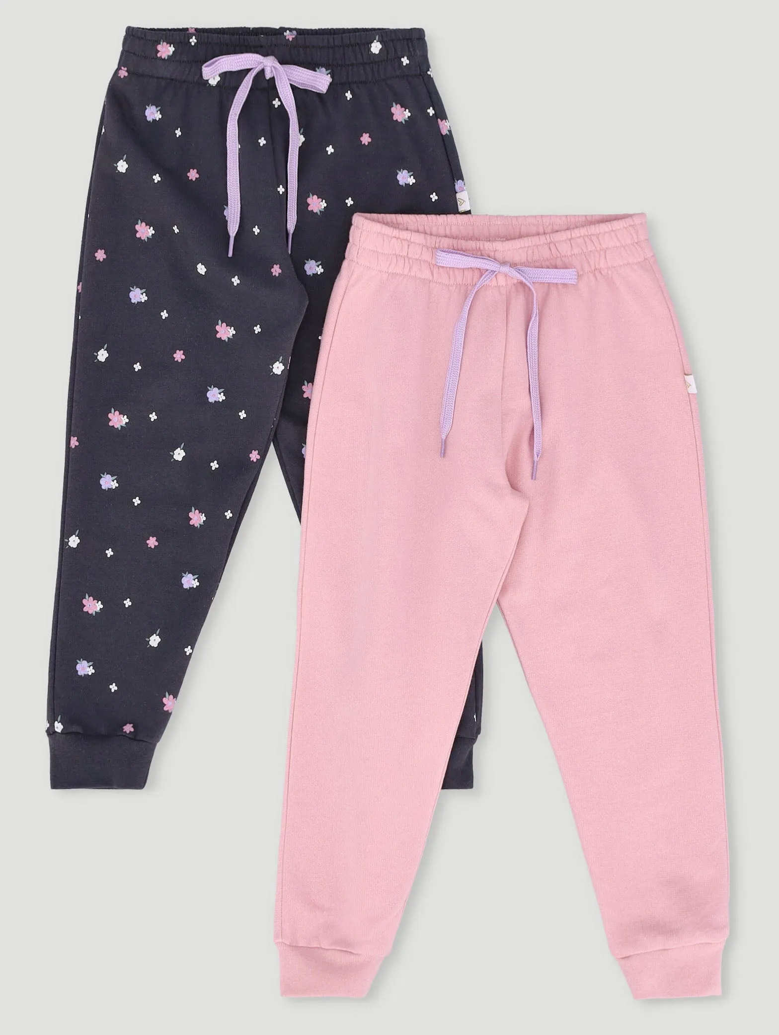 Pre-Girls 2 Pack Ditsy Flowers Track Pant sold by Edgars