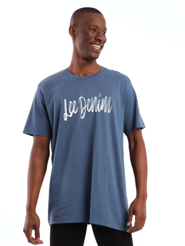 Men's Sketch Tee - Blue sold by Edgars