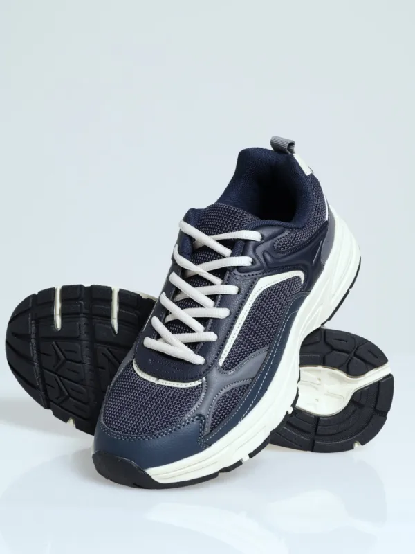 Multi Piece Trainer Sneaker - Navy sold by Edgars 