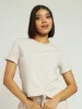 Pamala Basic Logo Tee - Champagne sold by Edgars
