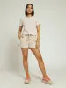 Pamala Basic Logo Tee - Champagne sold by Edgars