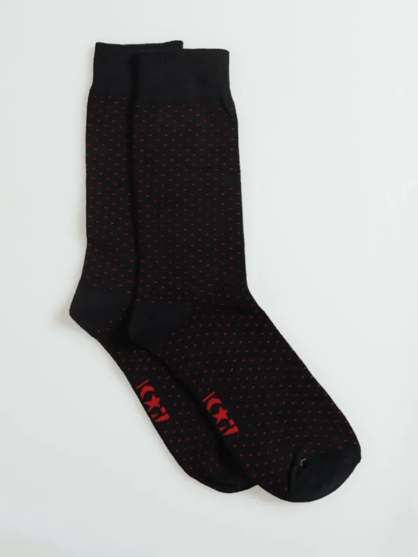 Single Ankle Crew Socks - Black sold by Edgars 