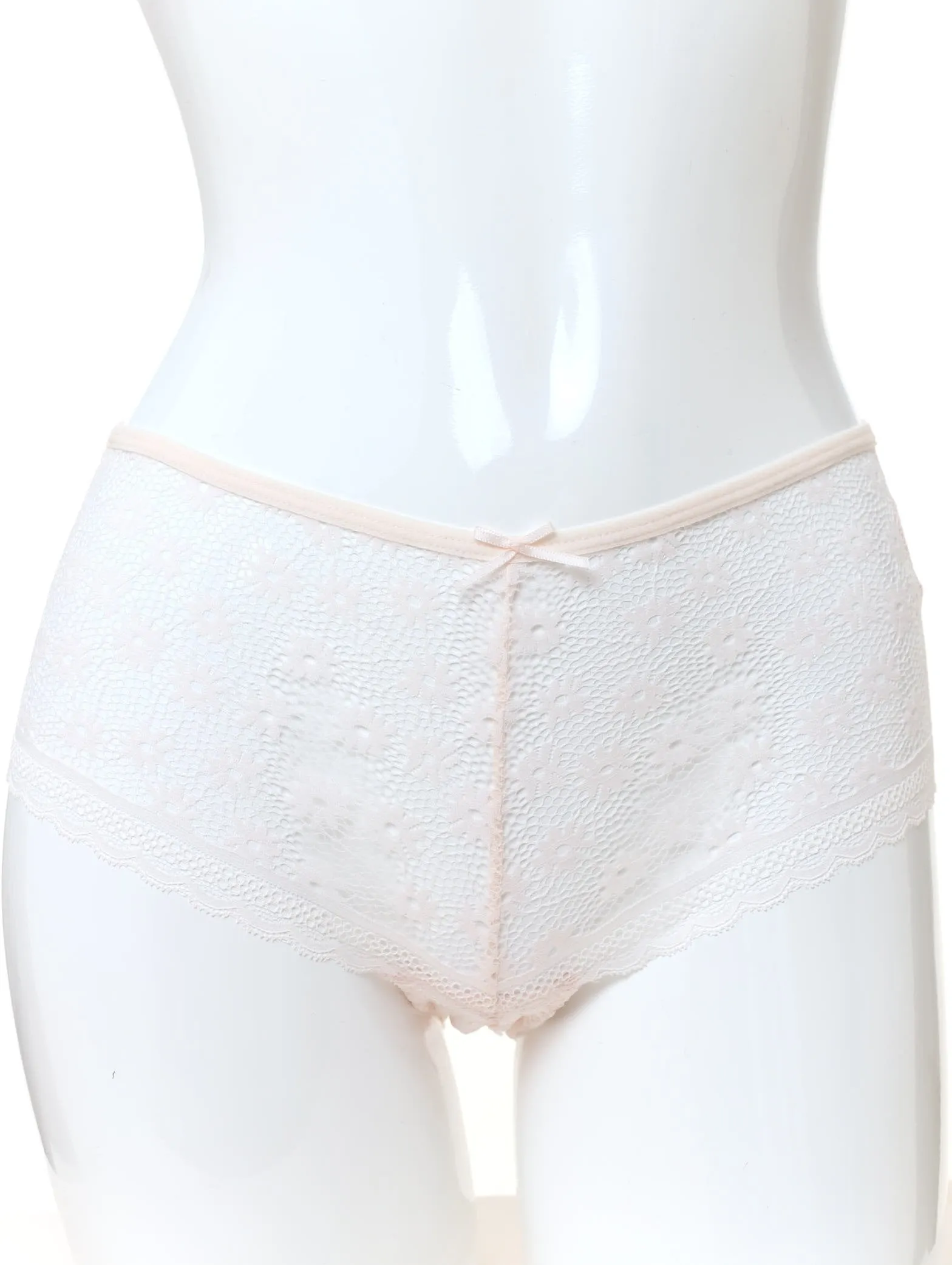 Ladies Single Lace Boyleg - Nude sold by Edgars