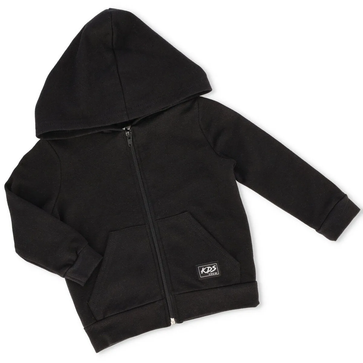 Pre-Boys Zip Through Hoody - Black sold by Edgars
