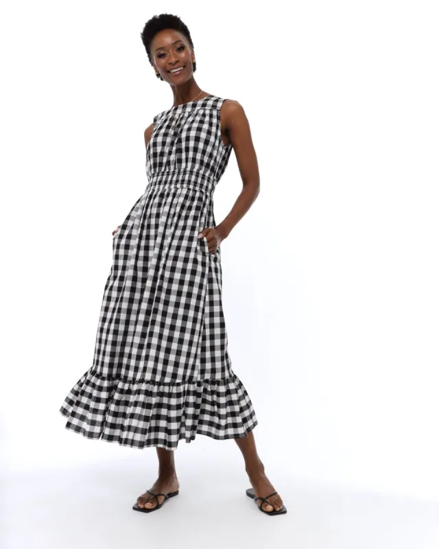 Ladies Gingham Fit N Flare Dress sold by Edgars