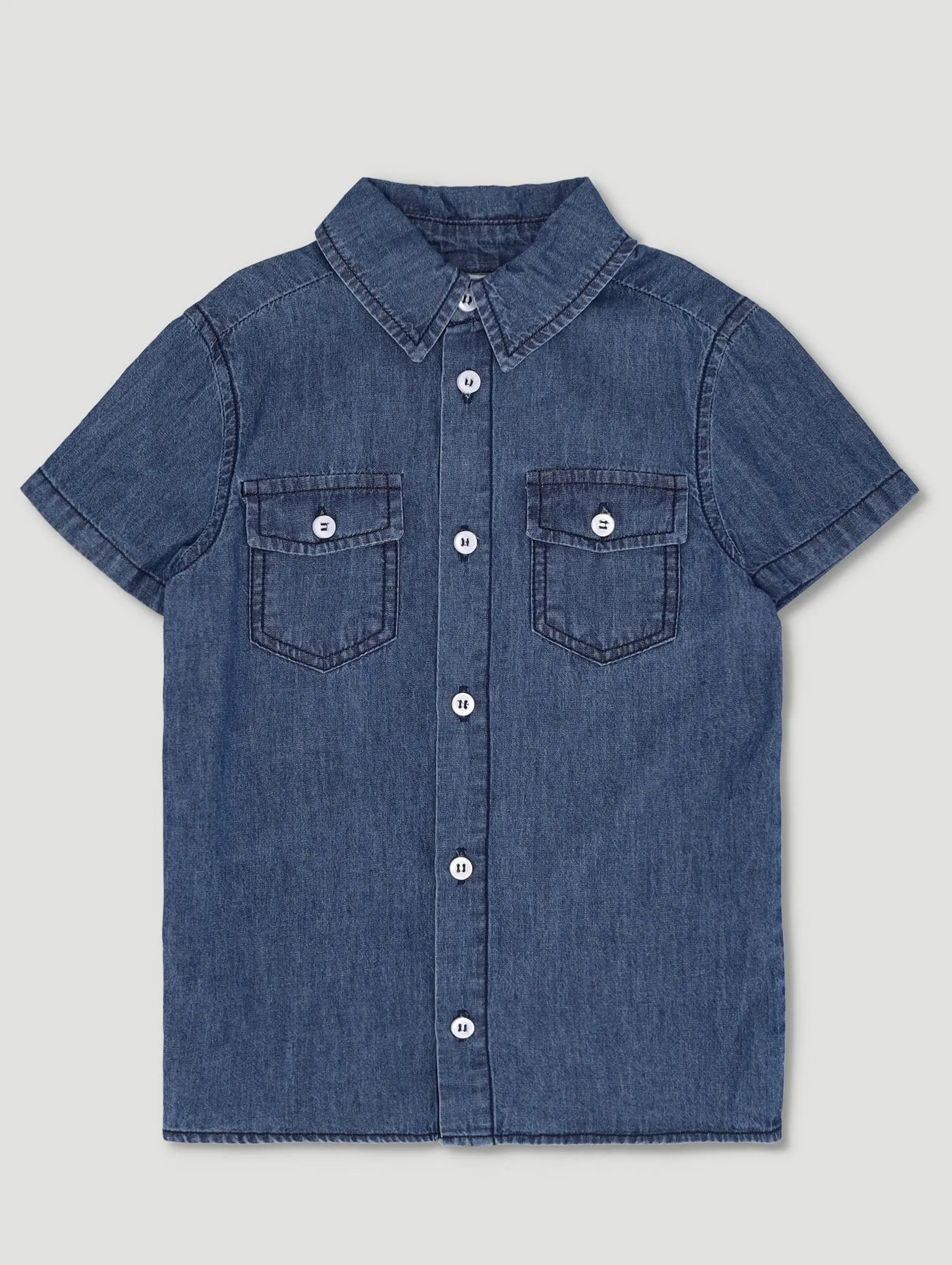 Pre-Boys Shirt - Denim sold by Edgars