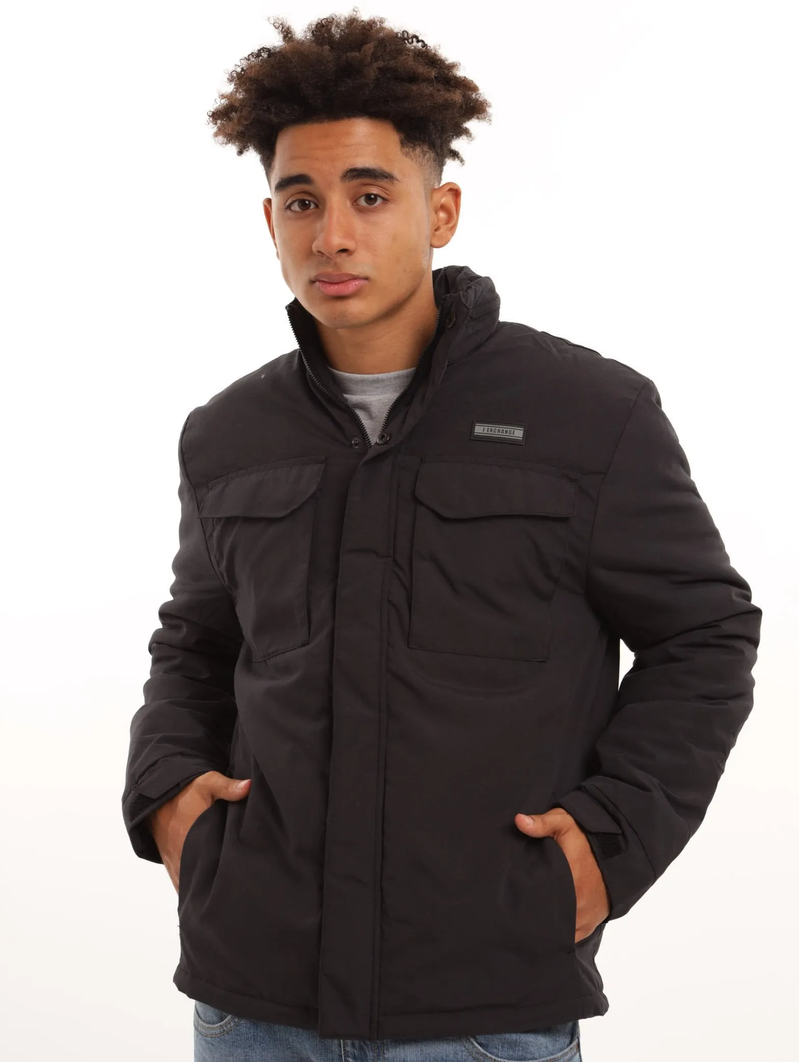 Men's Utility Jacket - Black sold by Edgars
