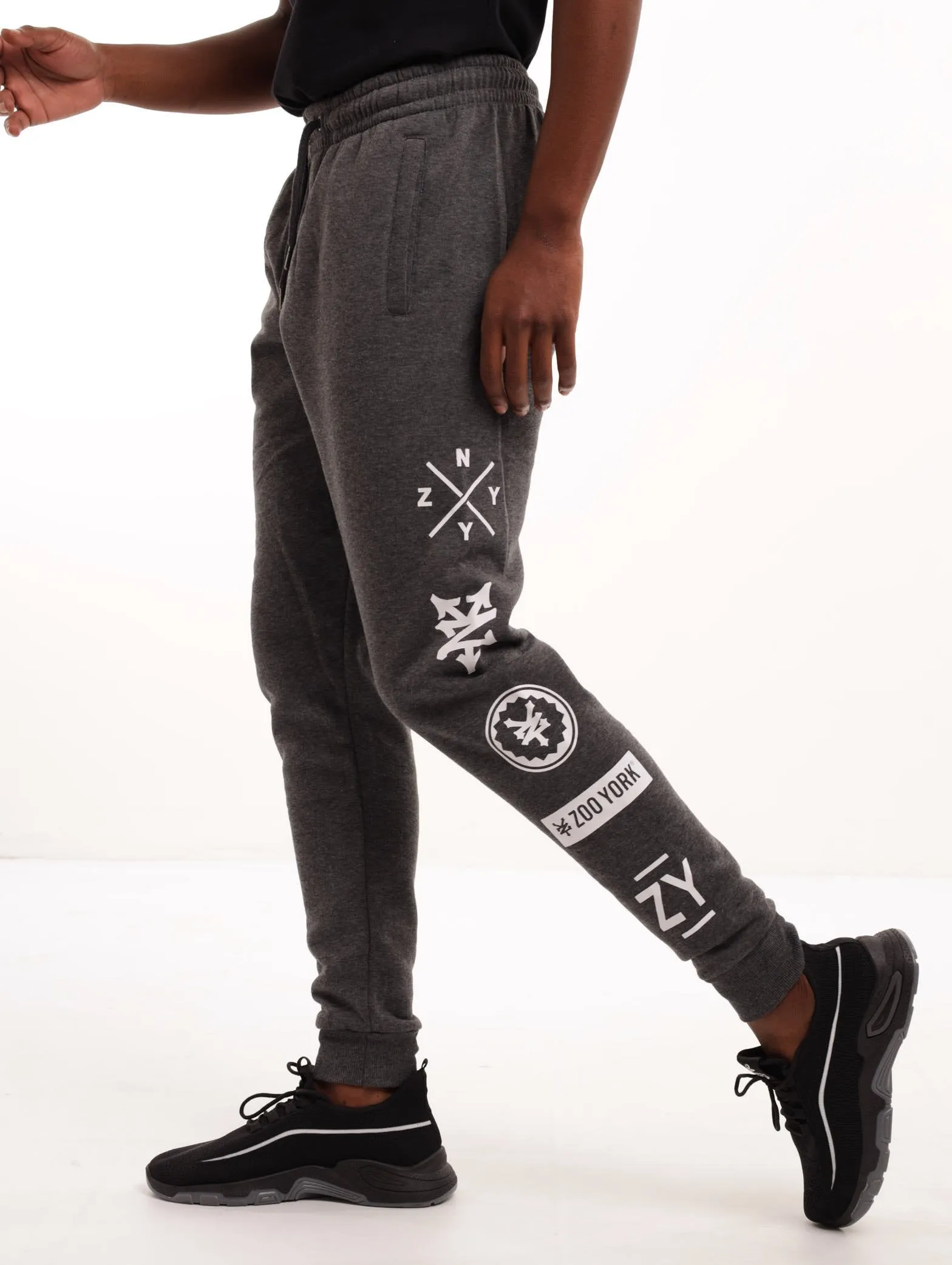 Men's Fleece Jogger - Grey Melange sold by Edgars