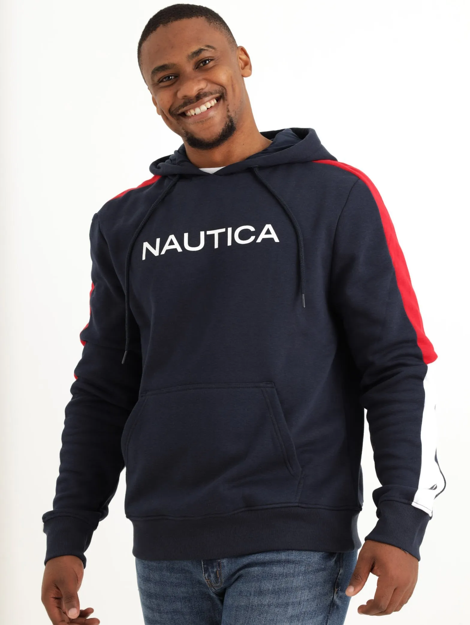 Men's Bourne Fleece Pullover - Navy sold by Edgars