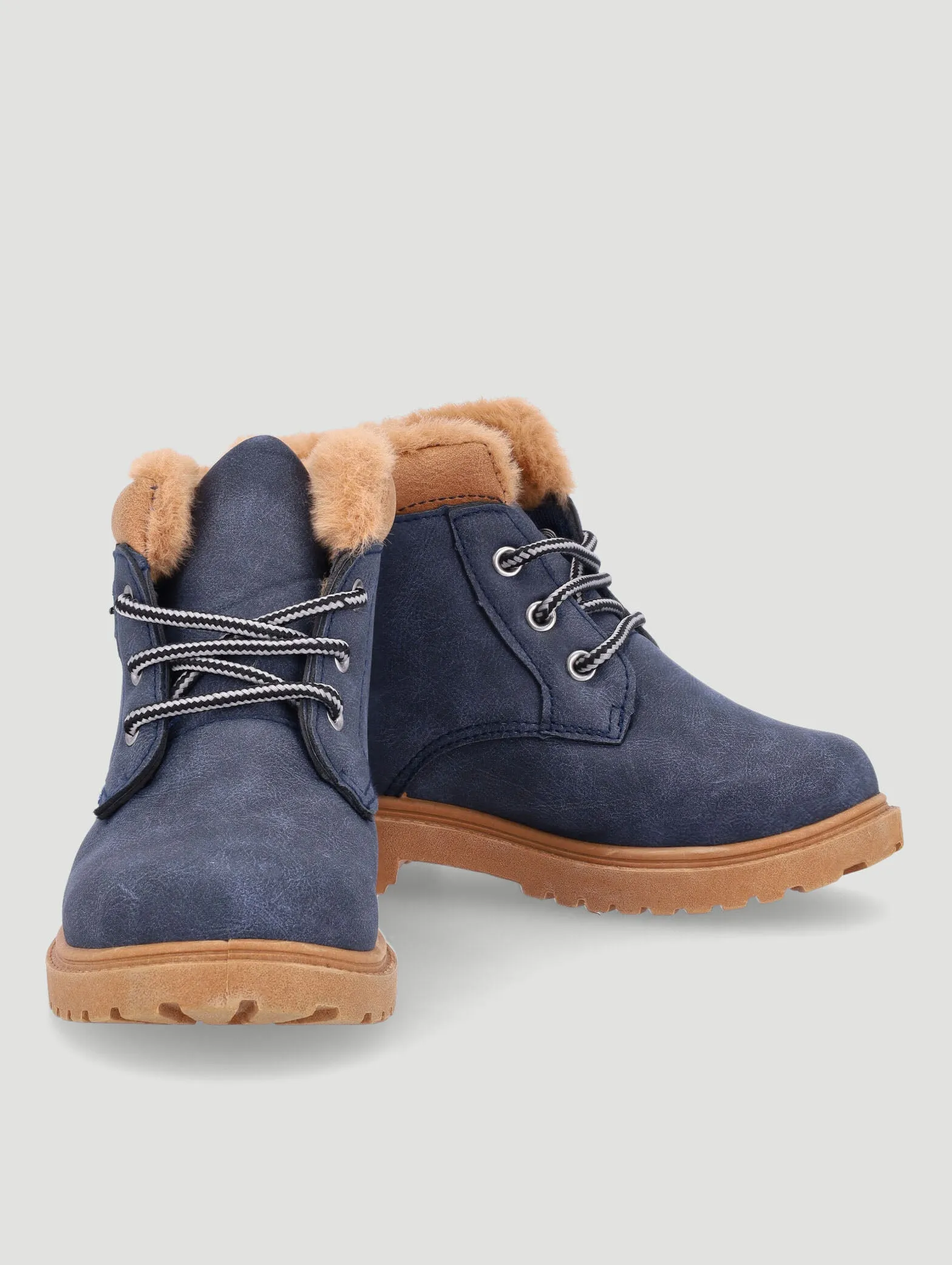 Pre-Boys Hiker Boot - Navy sold by Edgars