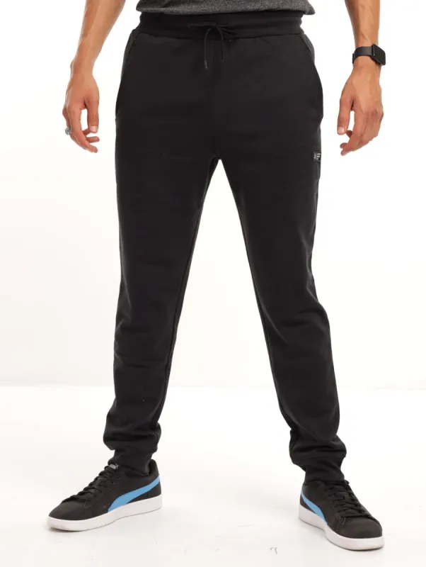 Men's Basic Fleece Jogger - Black sold by Edgars