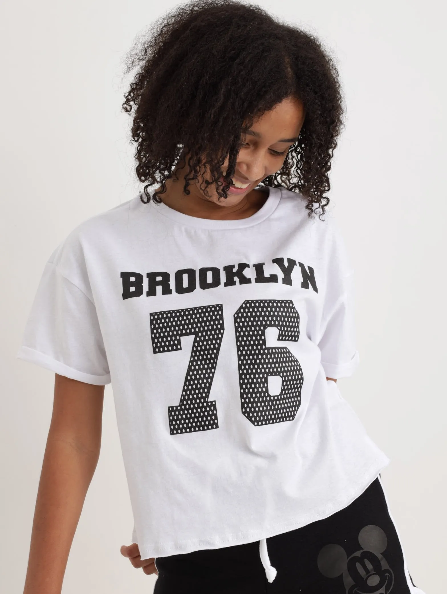 Girls Boss Boxy Top - White sold by Edgars