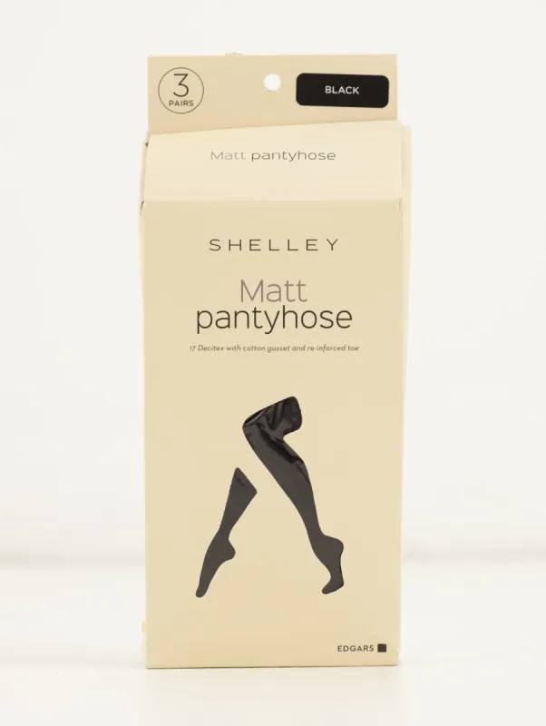 Ladies 3 Pack Sheer Hosiery - Black sold by Edgars