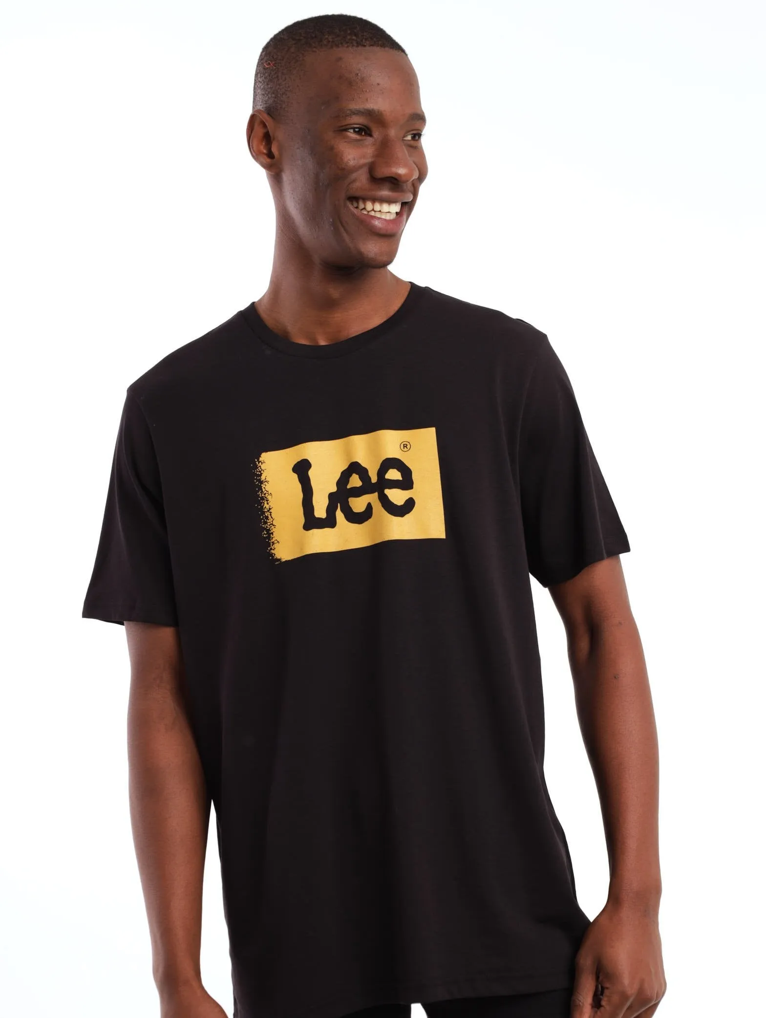 Men's Faded Logo Tee - Black sold by Edgars