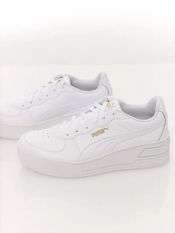 Ladies Skye Wedge Sneaker - White sold by Edgars