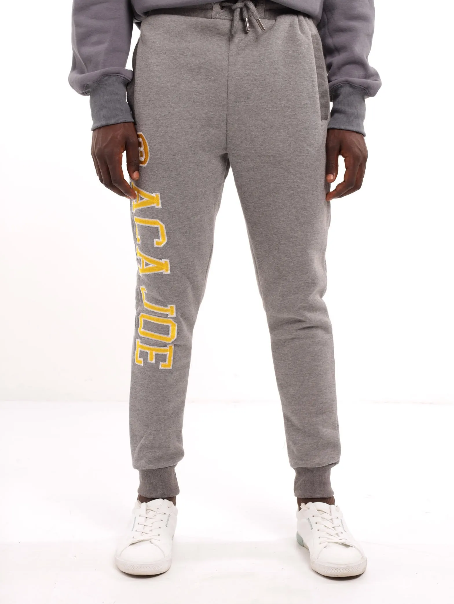 Men's Embroidered Fleece Pant - Charcoal sold by Edgars