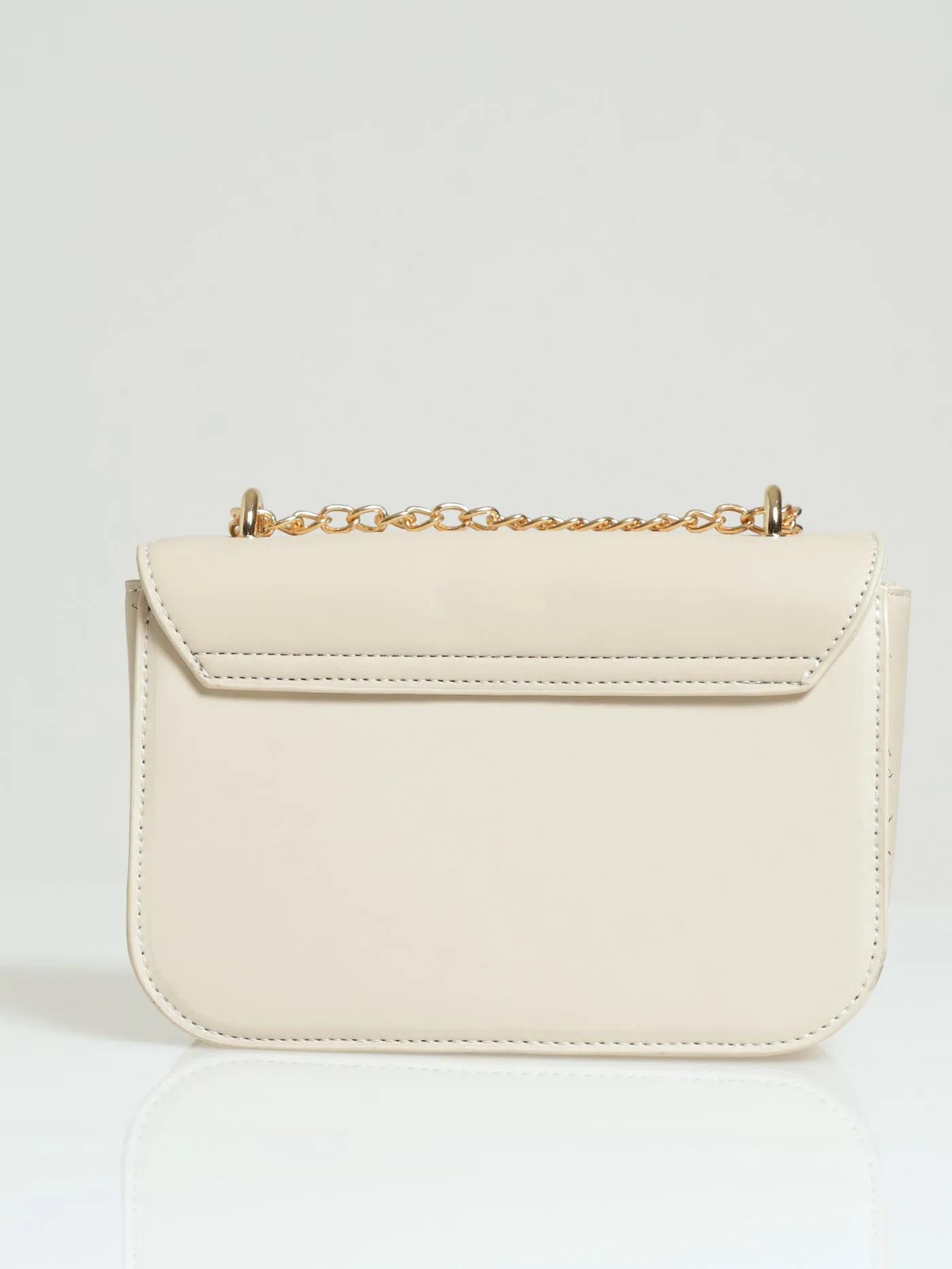 Gold Clasp Satchel - Cream sold by Edgars product image thumbnail 3