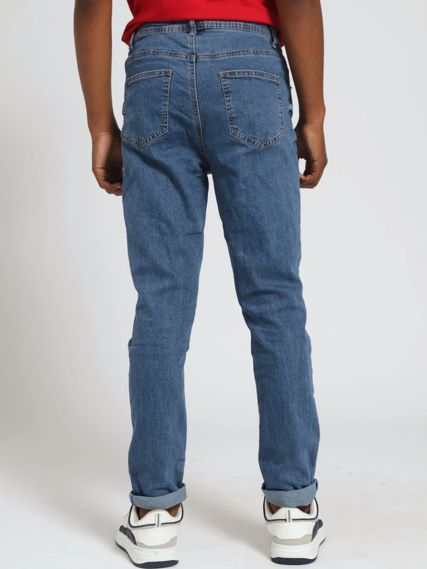 Boys Saddle Jean - Mid Blue sold by Edgars product image thumbnail 4