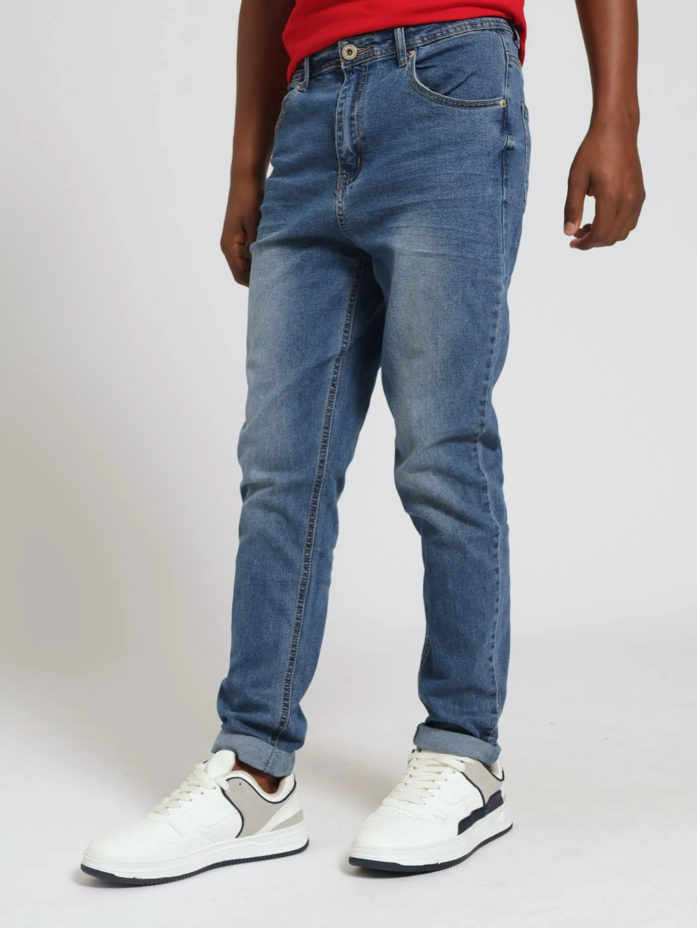 Boys Saddle Jean - Mid Blue sold by Edgars product image thumbnail 3