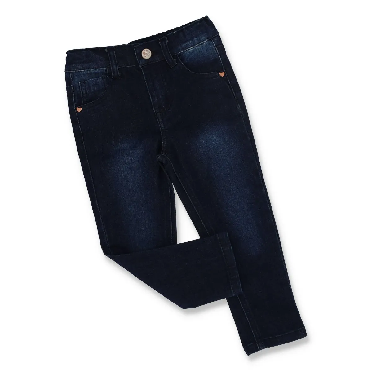 Pre-Girls Dark Blue Skinny Denim Jean sold by Edgars