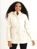 Ladies Padded Parker Jacket - Cream sold by Edgars