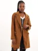 Ladies Melton Coat - Tobacco sold by Edgars