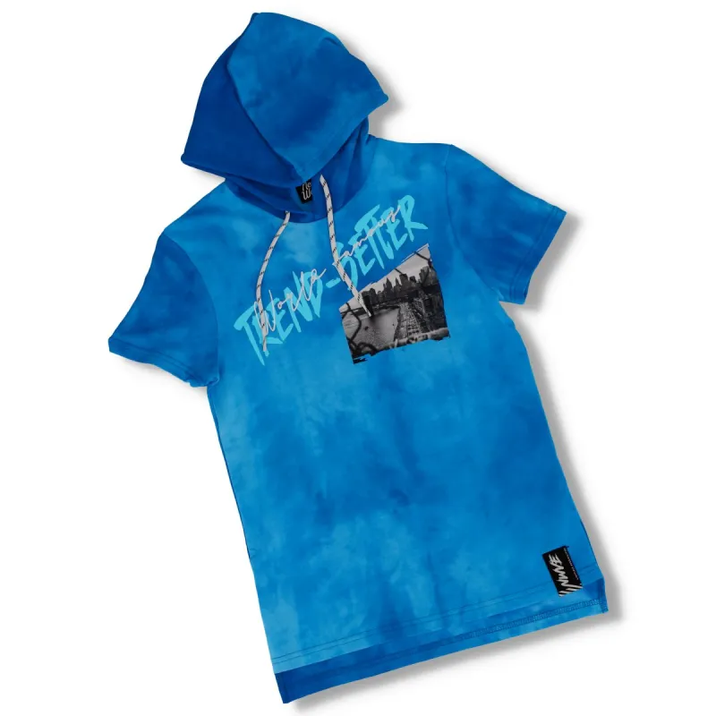 Boys Spectre Dye Top - Blue sold by Edgars