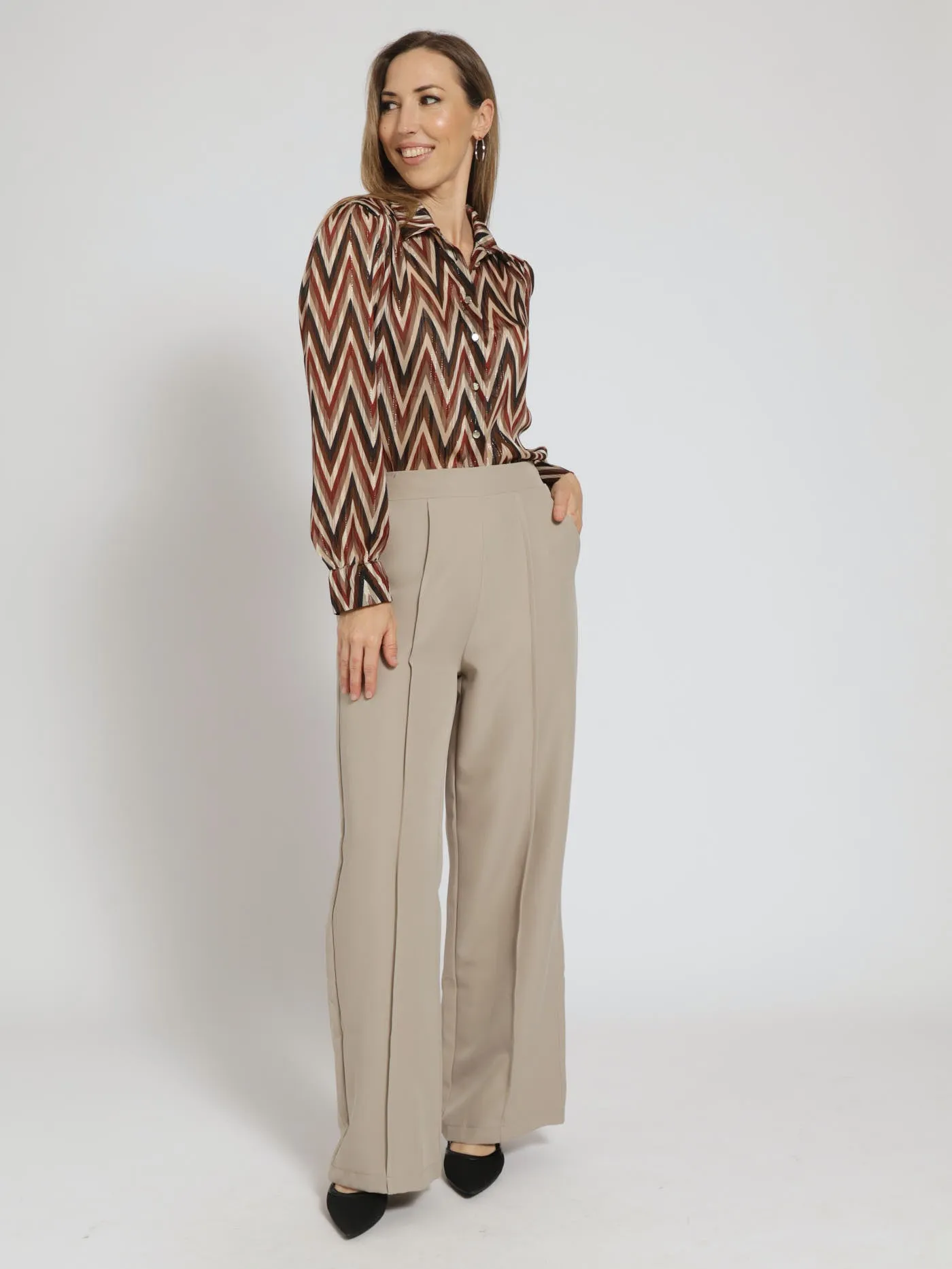 Long Sleeve Lurex Shirt - Mustard sold by Edgars product image thumbnail 2