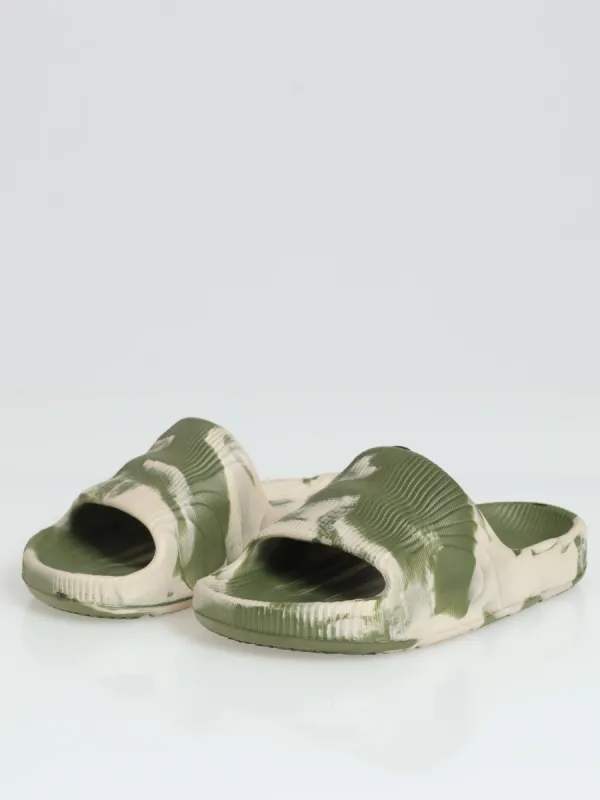 Boys 3D Moulded Slide - Khaki made by Edgars