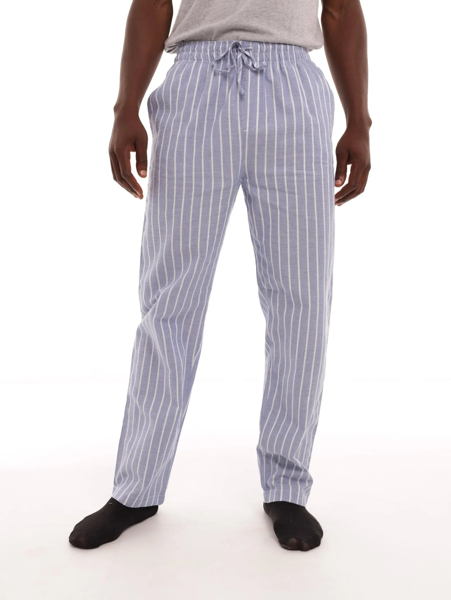 Men's Striped Woven Pant - Blue sold by Edgars