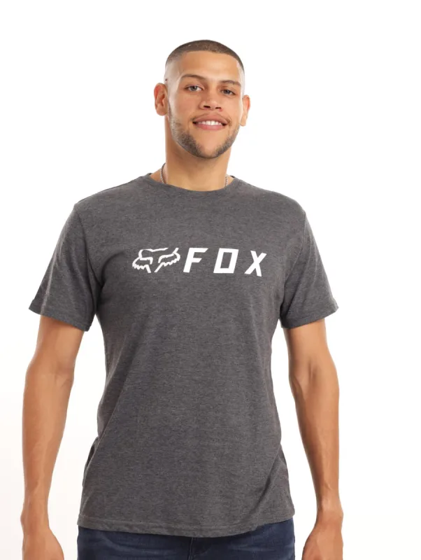 Men's Apex Short Sleeve Top - Black Melange sold by Edgars