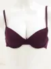 Ladies 2 Pack T-Shirt Colour Bra - Black/Plum sold by Edgars